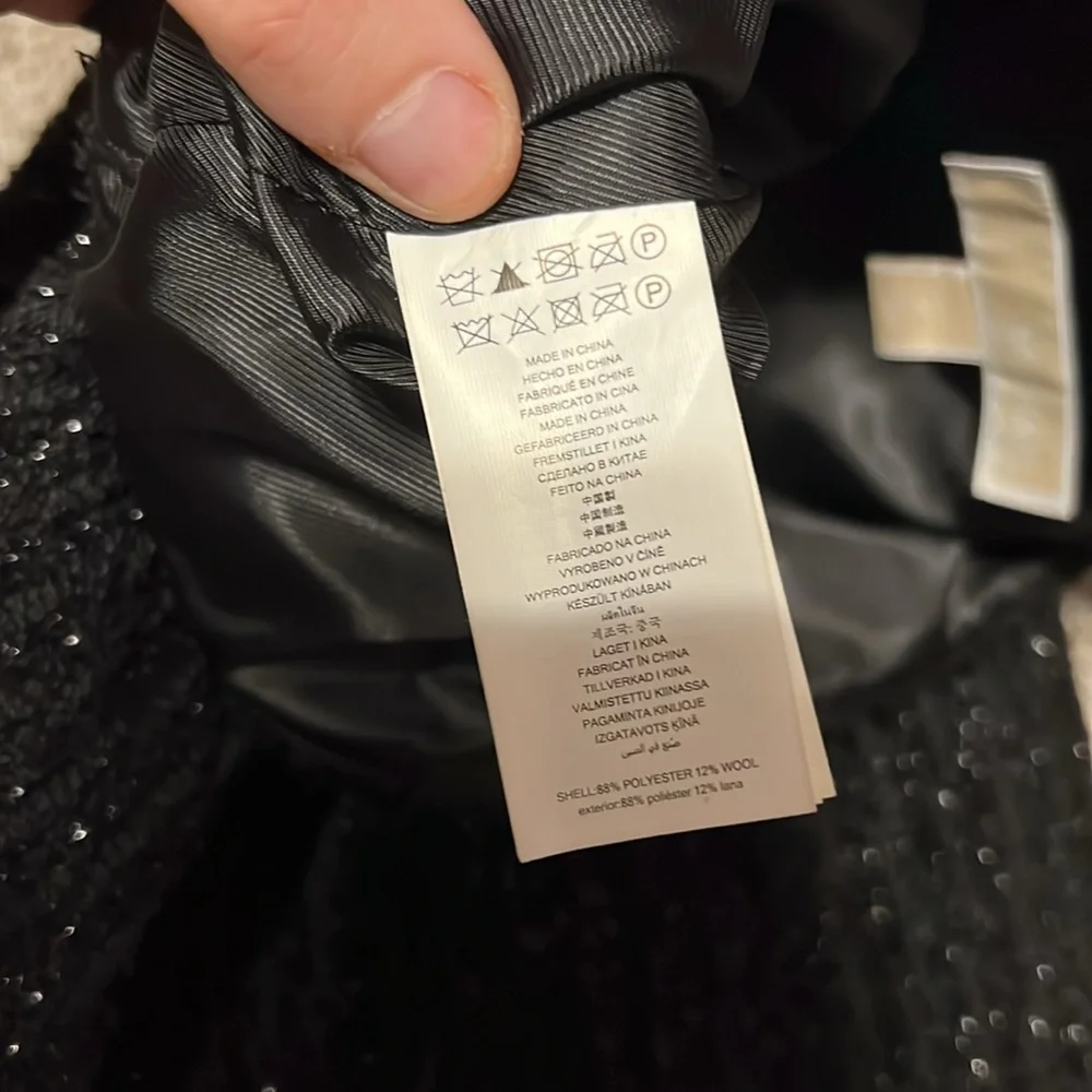 NWT MICHAEL KORS High-Waisted Tweed Mini Skirt Size 14 - Picture 13 of 14